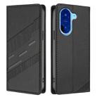 For Redmi A5 4G 173.4mm Embossed Multi-functional Wallet Retro Leather Phone Case(Black) - 2
