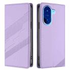 For Redmi A5 4G 173.4mm Embossed Multi-functional Wallet Retro Leather Phone Case(Light Purple) - 2