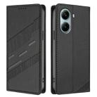 For Redmi Turbo 4 Pro Global Embossed Multi-functional Wallet Retro Leather Phone Case(Black) - 2