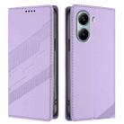 For Redmi Turbo 4 Pro Global Embossed Multi-functional Wallet Retro Leather Phone Case(Light Purple) - 2