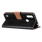 For Motorola Moto E6s (2020) Nappa Texture Horizontal Flip Leather Case with Holder & Card Slots & Wallet(Black) - 4