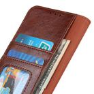 For Motorola Moto E6s (2020) Nappa Texture Horizontal Flip Leather Case with Holder & Card Slots & Wallet(Brown) - 3