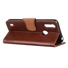 For Motorola Moto E6s (2020) Nappa Texture Horizontal Flip Leather Case with Holder & Card Slots & Wallet(Brown) - 4