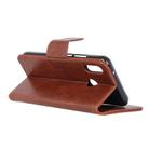 For Motorola Moto E7 Nappa Texture Horizontal Flip Leather Case with Holder & Card Slots & Wallet(Brown) - 4