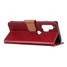 for Motorola Edge+ Nappa Texture Horizontal Flip Leather Case with Holder & Card Slots & Wallet(Red) - 4