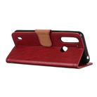 For Motorola Moto G8 Power Lite Nappa Texture Horizontal Flip Leather Case with Holder & Card Slots & Wallet(Red) - 4