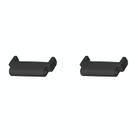 For Amazfit T-Rex Ultra 1 Pair 22mm Metal Watch Band Connector(Black) - 2