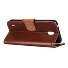 For Nokia C1 Nappa Texture Horizontal Flip Leather Case with Holder & Card Slots & Wallet(Brown) - 4