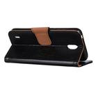 For Nokia C2 Nappa Texture Horizontal Flip Leather Case with Holder & Card Slots & Wallet(Black) - 4