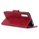 For Sony Xperia 1 II Nappa Texture Horizontal Flip Leather Case with Holder & Card Slots & Wallet(Red) - 4