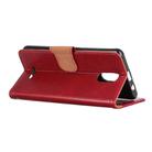 For Wiko Sunny 5 Nappa Texture Horizontal Flip Leather Case with Holder & Card Slots & Wallet(Red) - 4