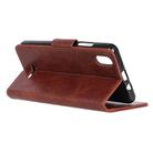 For Wiko Y61 Nappa Texture Horizontal Flip Leather Case with Holder & Card Slots & Wallet(Brown) - 4