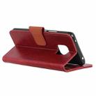 For Docomo arrows 5G F-51A Nappa Texture Horizontal Flip Leather Case with Holder & Card Slots & Wallet(Red) - 3