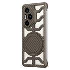 For Honor 300 Pro / 300 Ultra Hollow Carbon Fiber Rotating Bracket MagSafe Phone Case(Gold) - 1