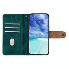 For Redmi Note 14 5G / Poco M7 Pro 5G Color Stitching Skin Feel Leather RFID Blocking Phone Case(Green) - 3