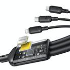 Baseus Q-elastic Series 100W 3 in 1 Fast Charging Cable, Length: 1.5m(Black) - 5