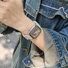For Apple Watch 42mm / 41mm / 40mm / 38mm I-shaped Three-piece Leather Magnetic Watch Band(Starlight) - 2
