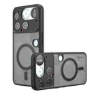 For Nothing Phone 3 Armor MagSafe PC Hybrid TPU Phone Case(Frosted Black) - 1