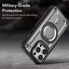 For iPhone 13 Pro MagSafe PC Phone Case with Lens Holder(Black) - 2