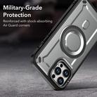 For iPhone 12 Pro Max MagSafe PC Phone Case with Lens Holder(Black) - 2