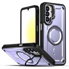 For Samsung Galaxy A26 5G MagSafe PC Phone Case with Lens Holder(Purple) - 1