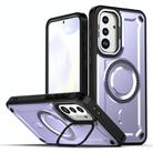 For Samsung Galaxy A36 5G MagSafe PC Phone Case with Lens Holder(Purple) - 1