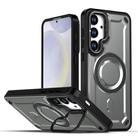 For Samsung Galaxy S25 5G / S24 5G MagSafe PC Phone Case with Lens Holder(Grey) - 1