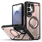 For Samsung Galaxy S24 Ultra 5G MagSafe PC Phone Case with Lens Holder(Desert Gold) - 1