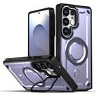 For Samsung Galaxy S24 Ultra 5G MagSafe PC Phone Case with Lens Holder(Purple) - 1