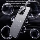 For iPhone 15 Pro Max Ice Aluminum Metal Explosion-proof Frosted Phone Case(Black) - 3