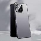 For iPhone 13 Pro Max Ice Aluminum Metal Explosion-proof Frosted Phone Case(Silver) - 1