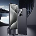 For iPhone 13 Pro Max Ice Aluminum Metal Explosion-proof Frosted Phone Case(Black) - 2