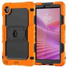 For Lenovo Tab One / K9 TB305FU 2025 Silicone Hydric PC Tablet Case with Shoulder Strap & Holder(Orange) - 2