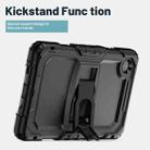 For Lenovo Tab One / K9 TB305FU 2025 Silicone Hydric PC Tablet Case with Shoulder Strap & Holder(Black) - 3