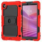 For Lenovo Tab One / K9 TB305FU 2025 Silicone Hydric PC Tablet Case with Shoulder Strap & Holder(Red) - 2