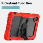 For Lenovo Tab One / K9 TB305FU 2025 Silicone Hydric PC Tablet Case with Shoulder Strap & Holder(Red) - 3