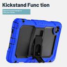 For Lenovo Tab One / K9 TB305FU 2025 Silicone Hydric PC Tablet Case with Shoulder Strap & Holder(Dark Blue) - 3