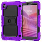 For Lenovo Tab One / K9 TB305FU 2025 Silicone Hydric PC Tablet Case with Shoulder Strap & Holder(Purple) - 2