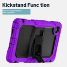 For Lenovo Tab One / K9 TB305FU 2025 Silicone Hydric PC Tablet Case with Shoulder Strap & Holder(Purple) - 3