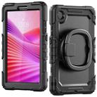 For Lenovo Tab One / K9 TB305FU 2025 D Type Silicone Hybrid PC Tablet Case with Handle Holder(Black) - 2