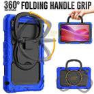 For Lenovo Tab One / K9 TB305FU 2025 D Type Silicone Hybrid PC Tablet Case with Handle Holder(Blue) - 3