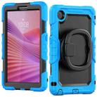 For Lenovo Tab One / K9 TB305FU 2025 D Type Silicone Hybrid PC Tablet Case with Handle Holder(Light Blue) - 2