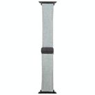For Apple Watch 42mm / 41mm / 40mm / 38mm Folding Magnetic Buckle Denim Leather Watch Band(Light Blue) - 3