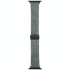 For Apple Watch 42mm / 41mm / 40mm / 38mm Folding Magnetic Buckle Denim Leather Watch Band(Blue Grey) - 3