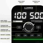 Luowei HG-01 800W Intelligent Digital Hot Air Gun BGA Desoldering Rework Station, Plug:US Plug - 3