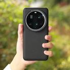 For Xiaomi 15 Ultra JSR Plain Leather Phone Case with Adapter Ring(Black) - 2
