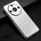For Honor X50 Frosted Metal Phone Case(Silver) - 1