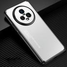 For Honor Magic5 Frosted Metal Phone Case(Silver) - 1
