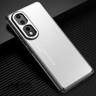 For Honor 80 Pro Flat Frosted Metal Phone Case(Silver) - 1