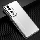 For Honor 80 GT Frosted Metal Phone Case(Silver) - 1